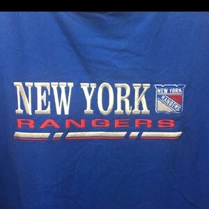 New York RANGERS NHL Blue Official Licensed T-Shirt Mens X-Large